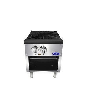 ATSP-18-1 18" Wide Heavy-Duty Stainless Steel Stock Pot Stove, Gas